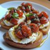 Recette bruschetta à la burrata